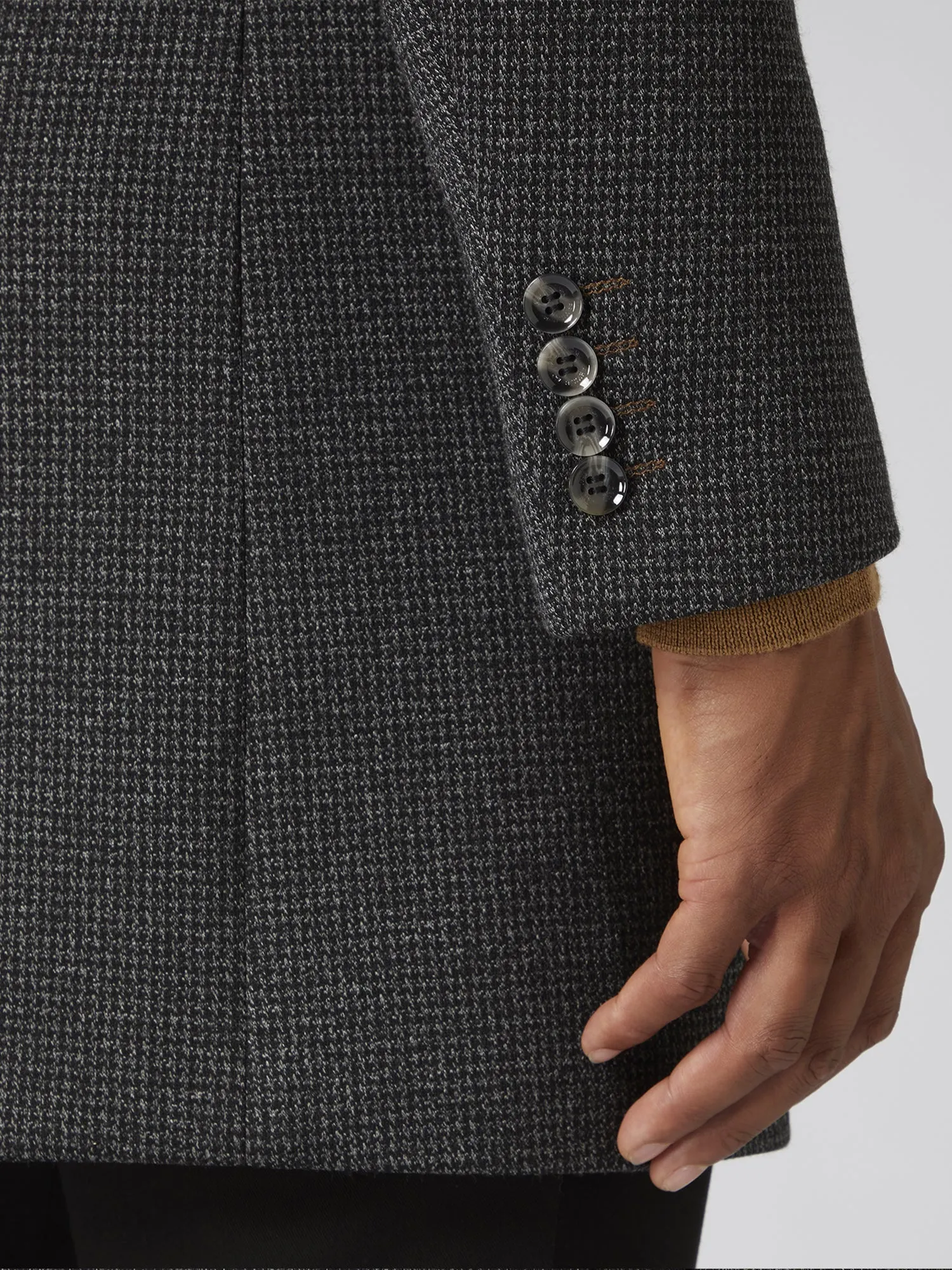 Remus - Grey Raeburn Checked Coat