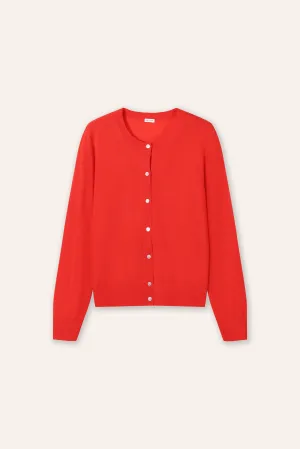 S.CLASS superfine wool cardigan (Red)