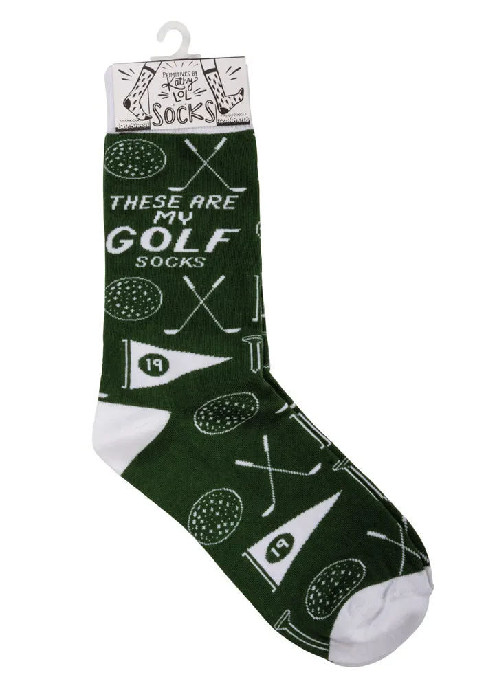 socks- golf socks by Primitives by Kathy