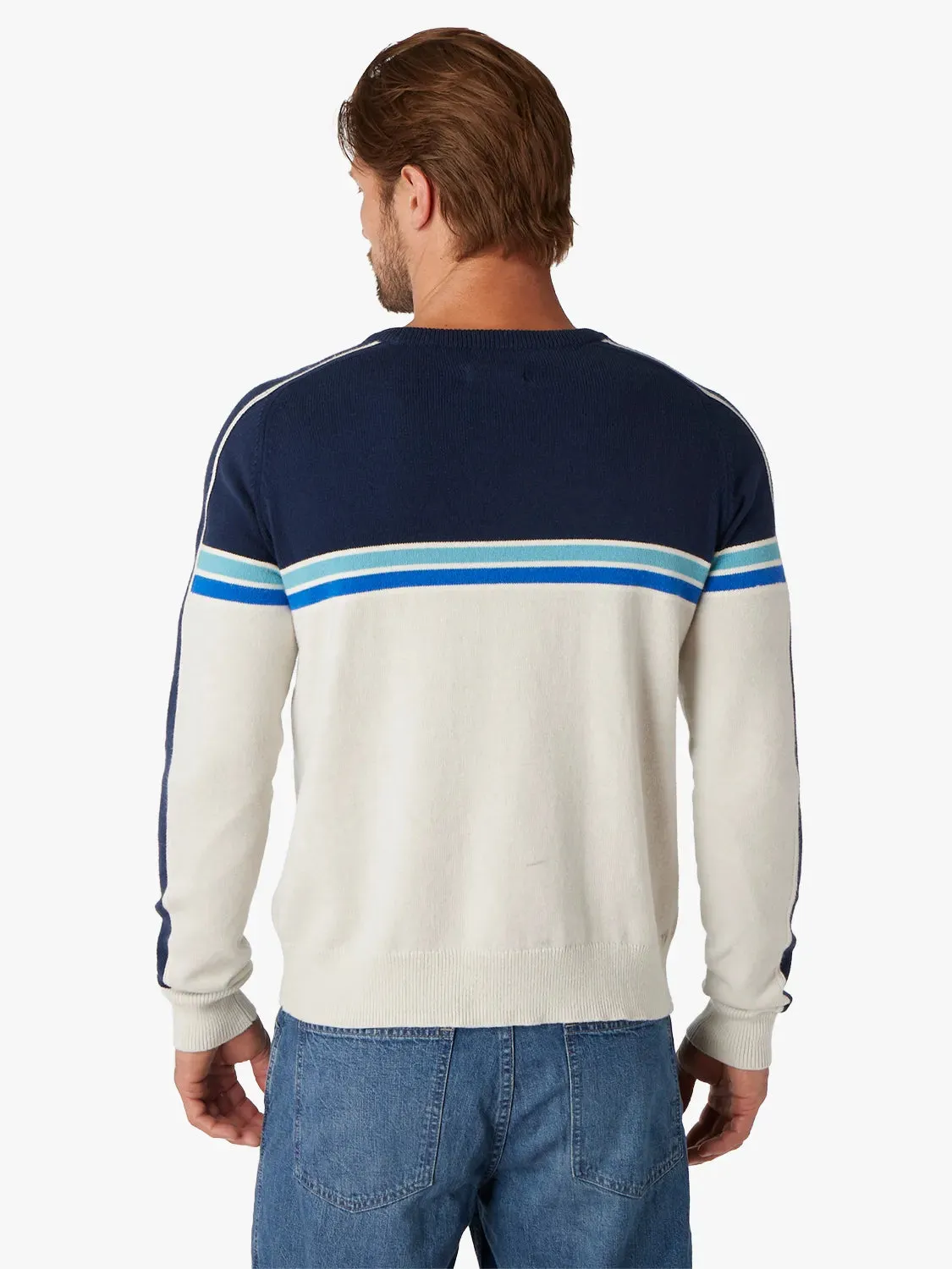 The Robinson Sweater | Bluebird Stripe