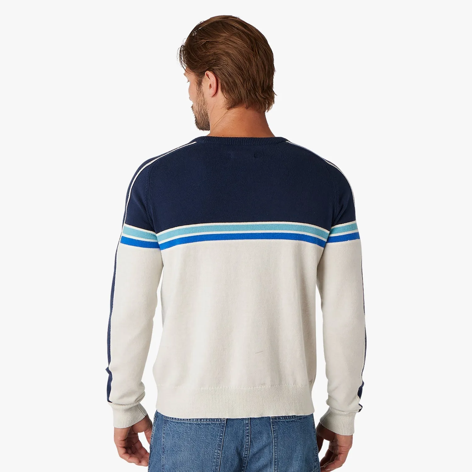 The Robinson Sweater | Bluebird Stripe