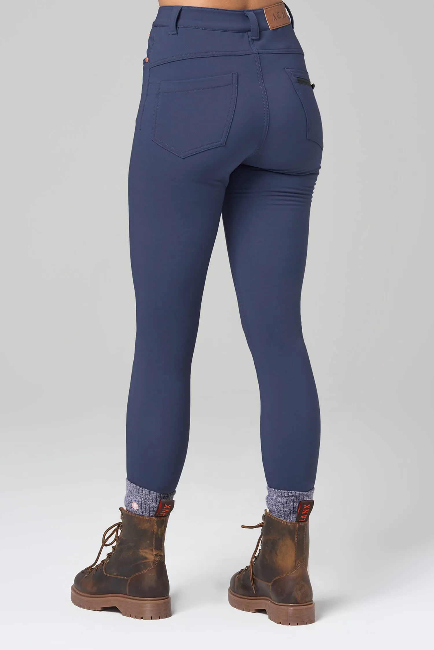 Thermal Skinny Outdoor Trousers - Steel Blue