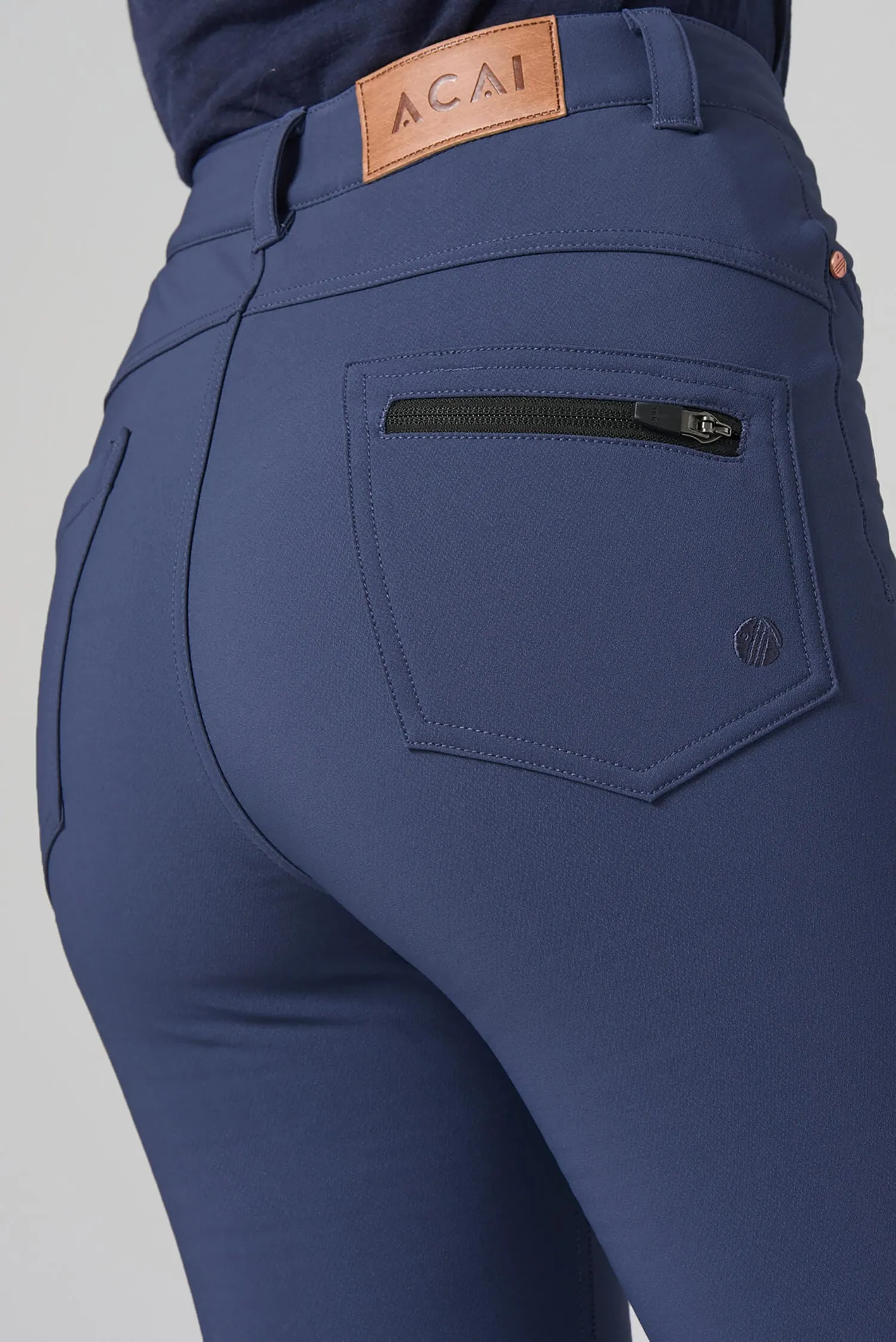 Thermal Skinny Outdoor Trousers - Steel Blue