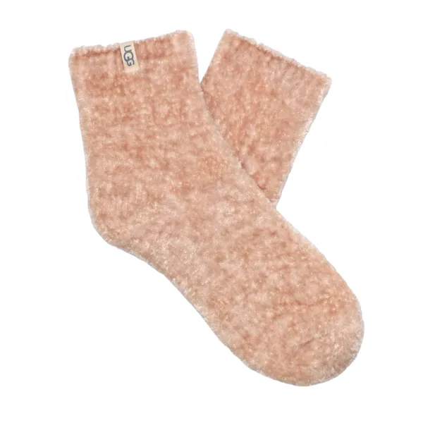 UGG Women's Leda Cozy Quarter Sock Moonbeam