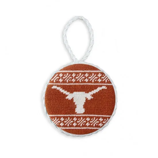 UT Needlepoint Ornament