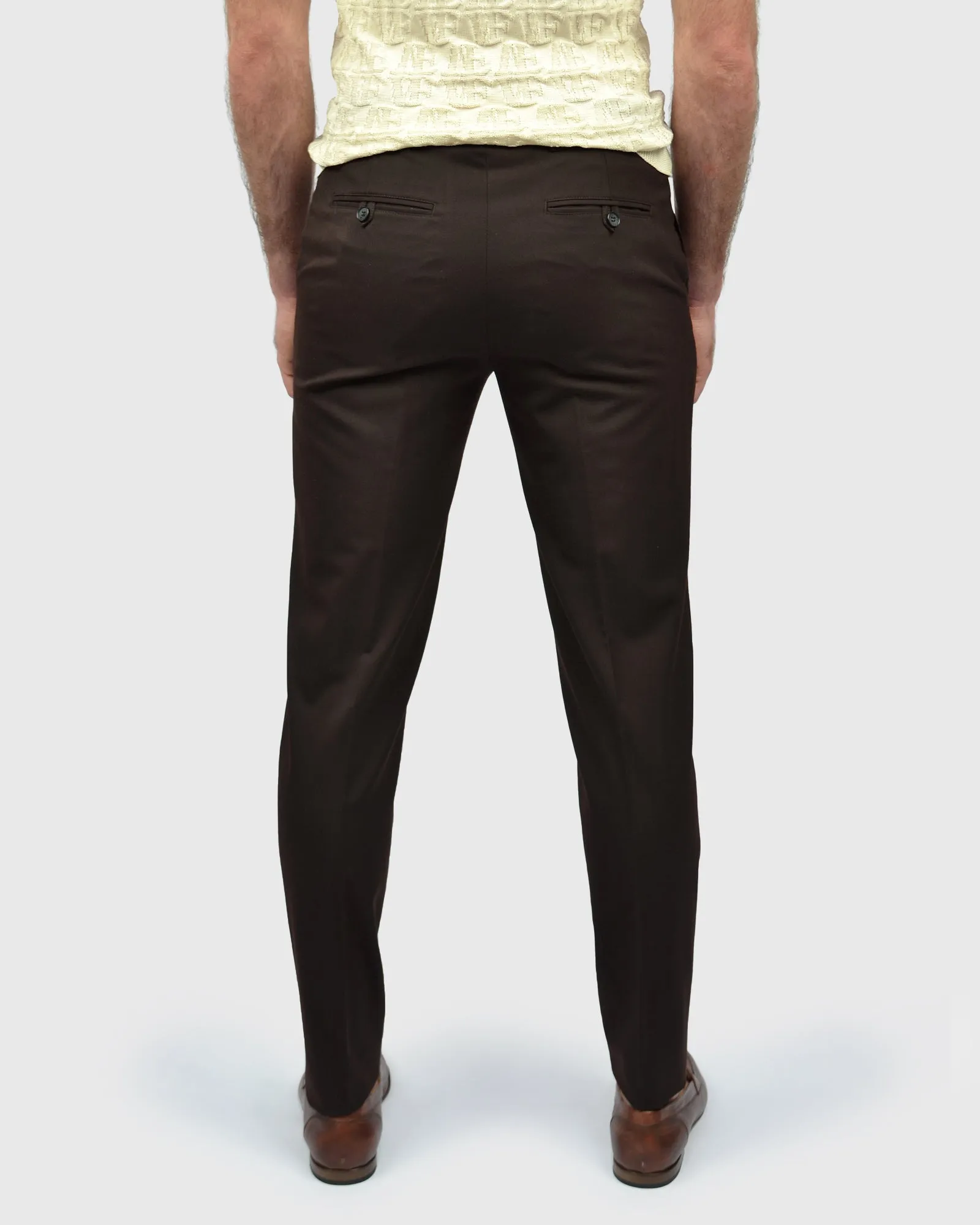 VINCENT & FRANKS W17VFW BROWN SKINNY TROUSER