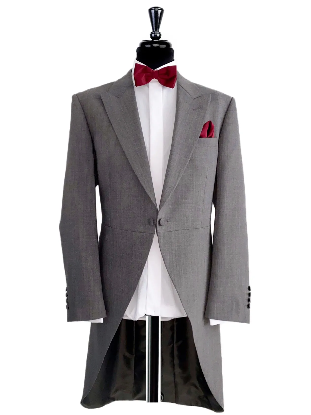 WILVORST Grey Tail Coat 2 Piece Suit