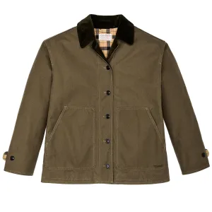 Women's Dry Tin Barn Coat- Marsh Olive